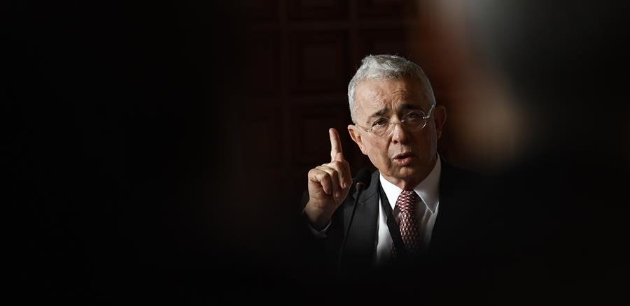 Álvaro Uribe, expresidente colombiano. EFE/Biel Aliño