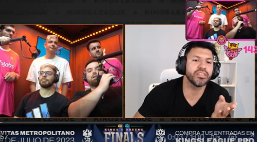 Captura de pantalla Kings League. Captura de pantalla Kings League.