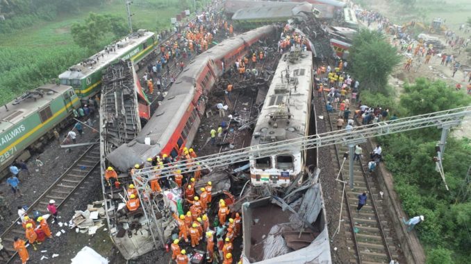 Train accident in Balasore India killling over 200 people