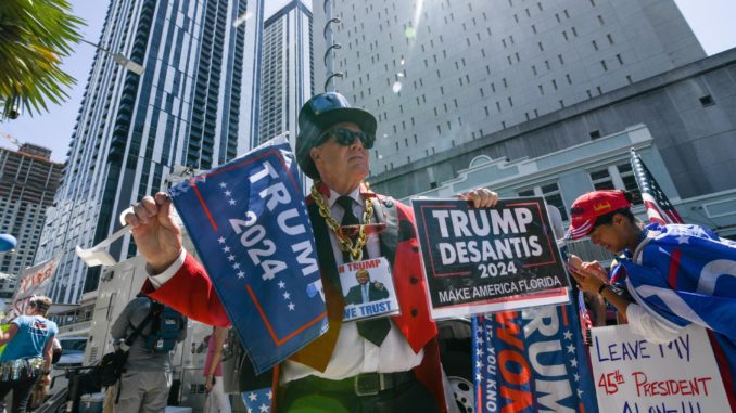 US former President Donald Trump to surrender at US Federal Courthouse in Miami