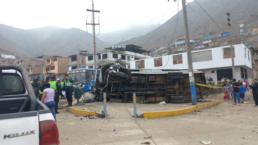 Al menos 4 fallecidos y 20 heridos en choque de bus en Lima | La ...
