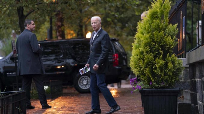 US President Joe Biden Attends Afternoon Mass