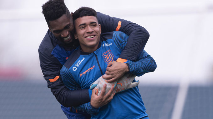 Entrenamiento selección de Ecuador