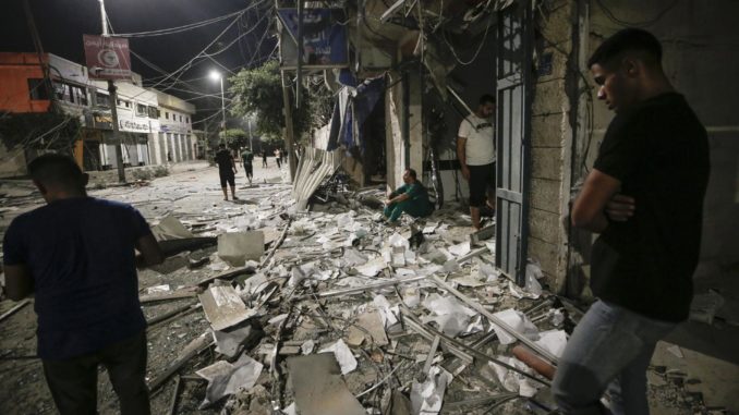Israeli air strike on Gaza