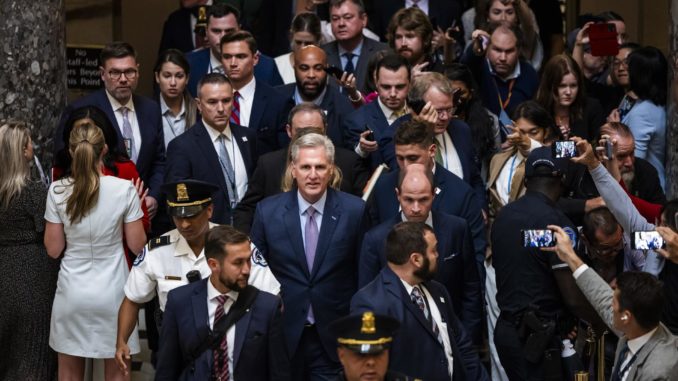 McCarthy loses speakership after House lawmakers vote to oust him
