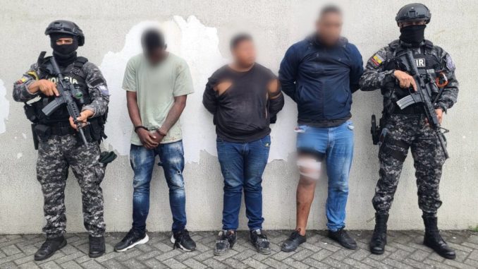 Delincuentes capturados