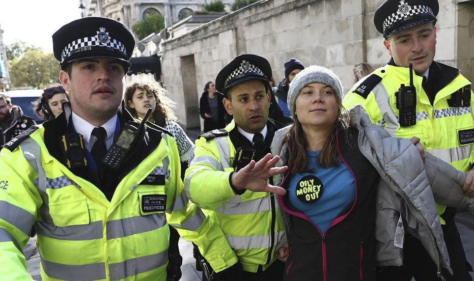 El juicio a Greta Thunberg por delito de desorden público se celebrará el 1 de febrero