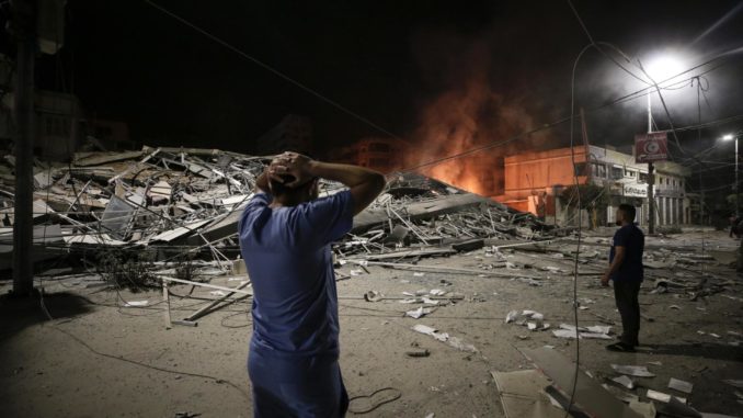 Israeli air strike on Gaza