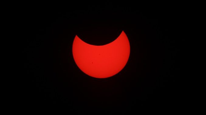 Eclipse solar anular desde Honduras