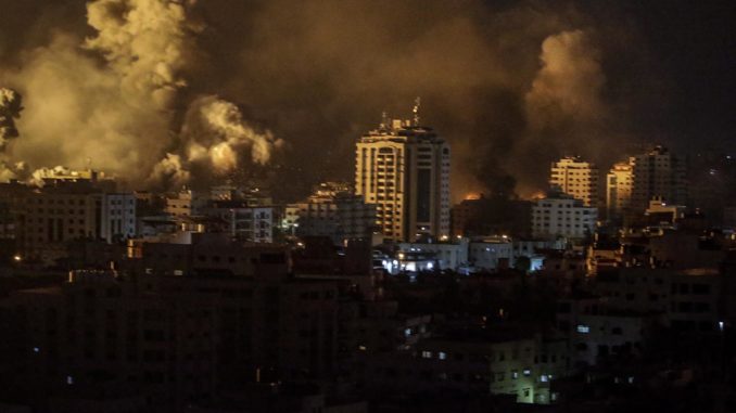 Israeli air strike on Gaza