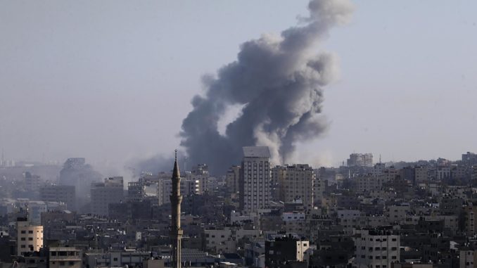 Israeli airstrikes in northern Gaza