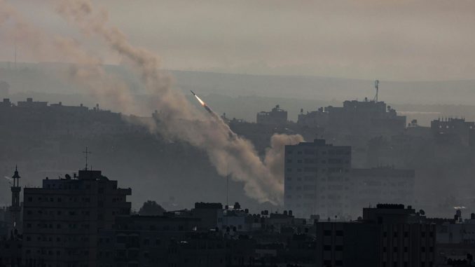 Rocket launches on Israel from Gaza