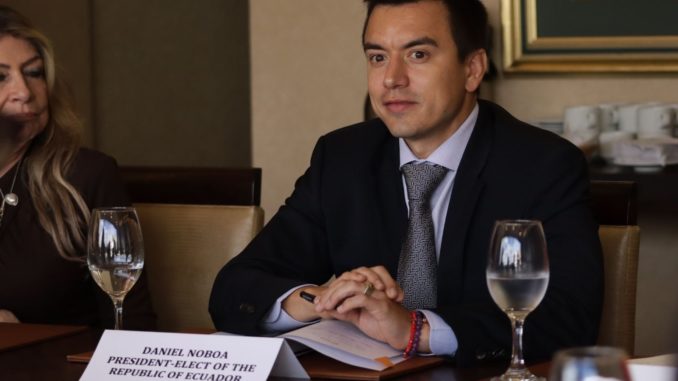 daniel noboa adelanto