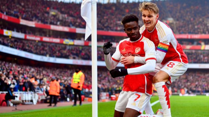 Arsenal.- Saka (Diciembre, 2023