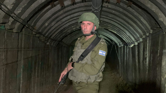 El Ejército descubre el mayor túnel de Hamás a escasos metros de la frontera con Israel
