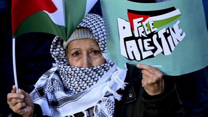 Pro-Palestinian Demonstration in Brussels