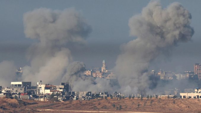 Israeli forces continue military strikes on Gaza