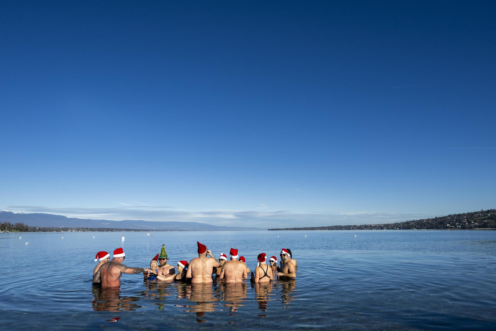 Christmas Eve in Geneva, Switzerland