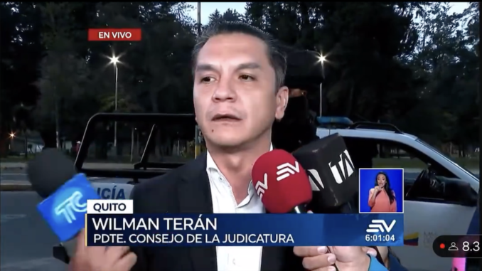 wilman terán detenido