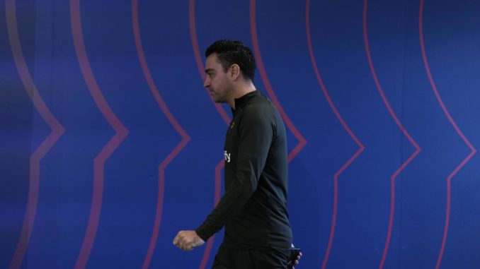 Rueda de prensa de Xavi