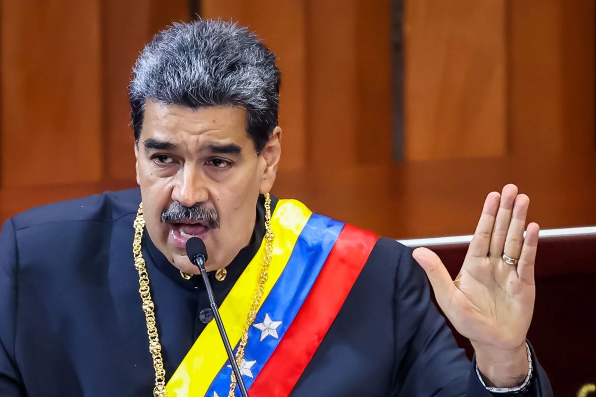 - El presidente de Venezuela Nicolás Maduro pronuncia un discurso hoy, al inicio del año judicial en la sede del Tribunal Supremo de Justicia (TSJ) en Caracas (Venezuela).