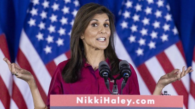 Nikki Haley Addresses Supporters on Night of Iowa Caucus