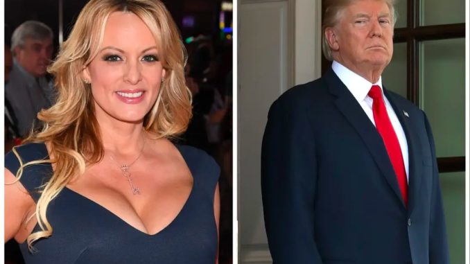 Adult-film actor Stormy Daniels and former President Donald Trump. Ethan Miller/Chip Somodevilla/Getty Images