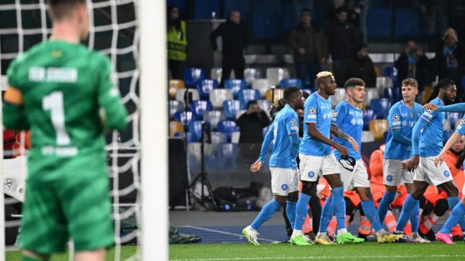UEFA Champions League Round of 16, 1st leg - Napoli vs Barcelona