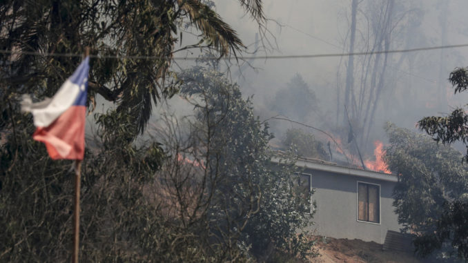 Incendios Forestales en la Region de Viña del Mar