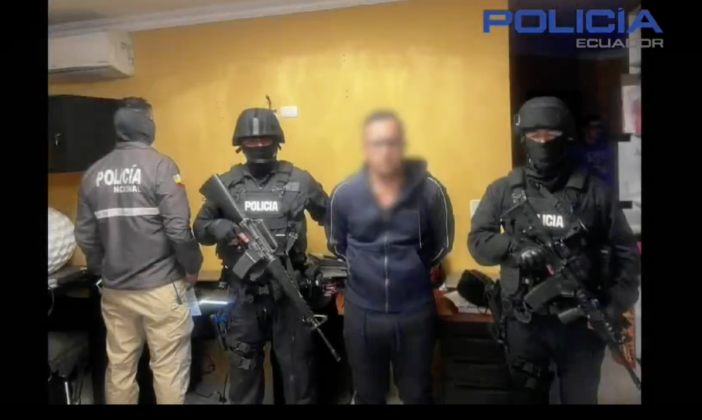 Policías de Ecuador y España ejecutan 40 allanamientos