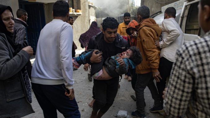 Israeli air strike in Deir al-Balah