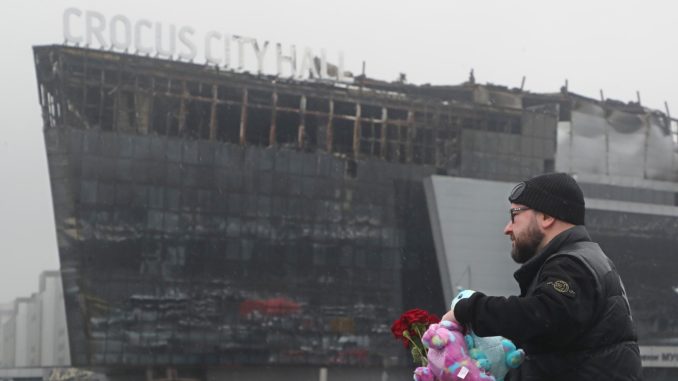 National Day of Mourning for Victims of Crocus City Hall Terror Attack in Russia