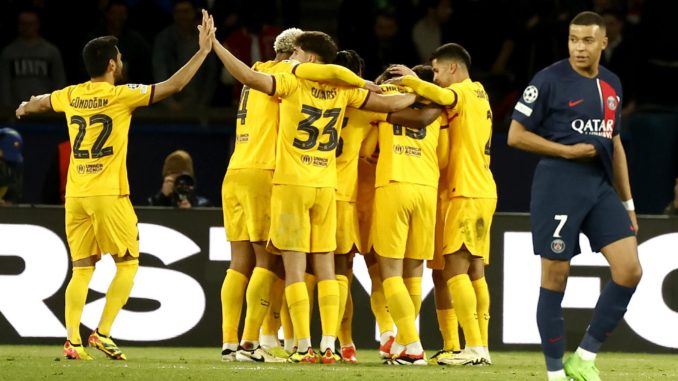UEFA Champions League - PSG vs FC Barcelona