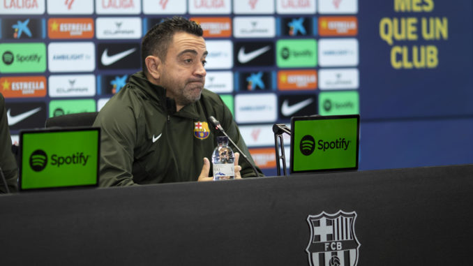 Rueda de prensa del FC Barcelona