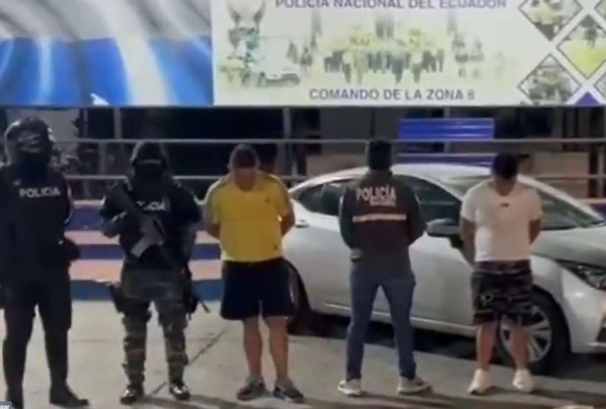The National Police arrested two Colombians in Guayaquil