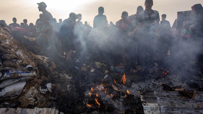 Rafah bombardeo