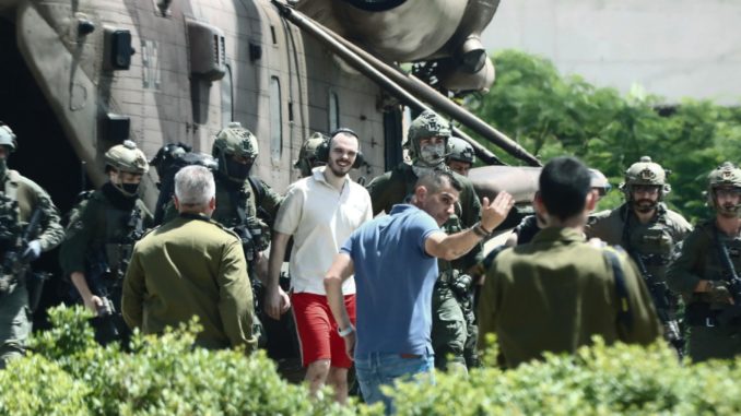 Las Fuerzas Especiales israelíes liberan a cuatro rehenes en Gaza