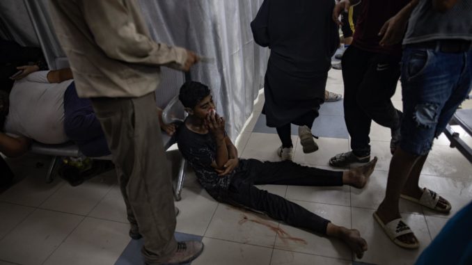 Israeli raid in the Al-Mawasi area of Khan Yunis