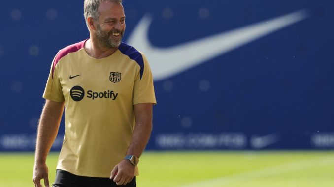 Entrenamiento de pretemporada del primer equipo FC Barcelona