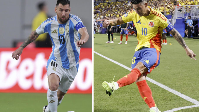 Messi frente a James, la magia de la final pasa por el 10
