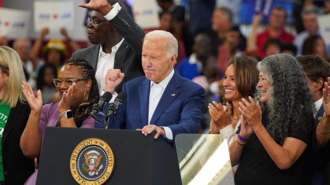 President Biden Campaigns in Detroit, Michigan