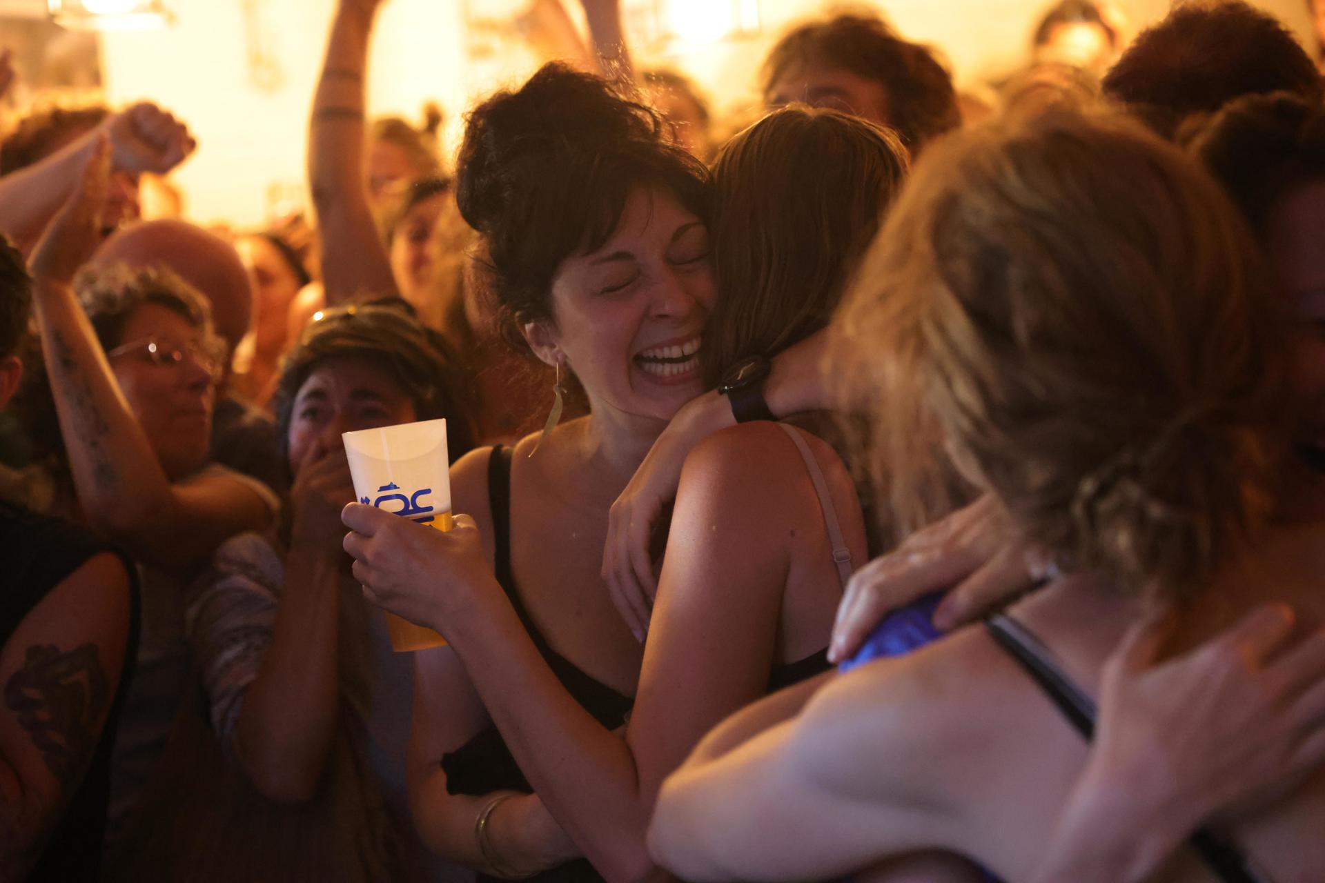 People react after second round of legislative elections in Marseille