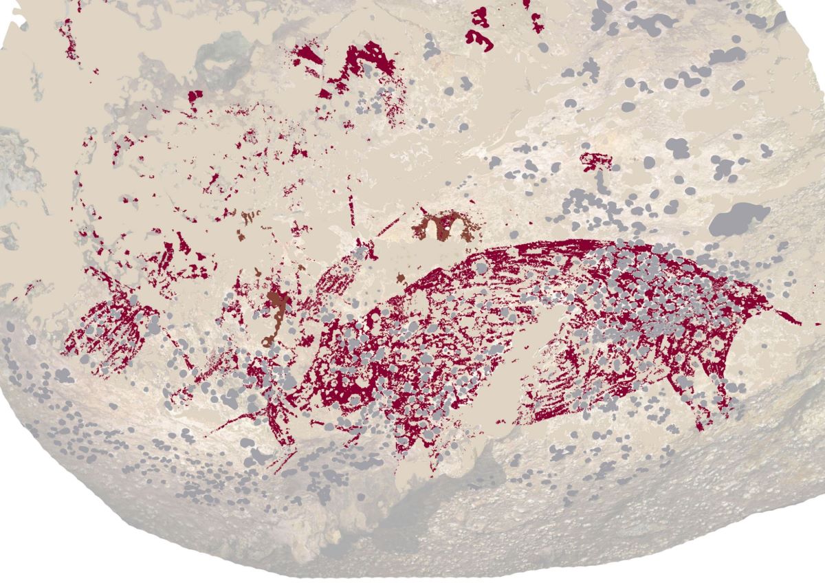 Científicos identifican la pintura rupestre figurativa más antigua del mundo