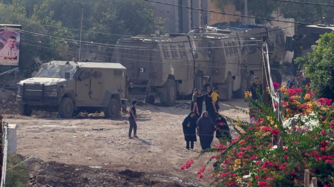 Israeli military operation in the West Bank city of Jenin