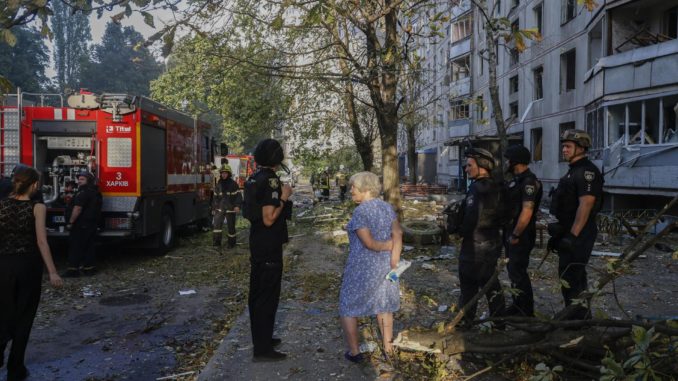 At least 41 people injured after Russian strike on residential building in Ukraine's Kharkiv