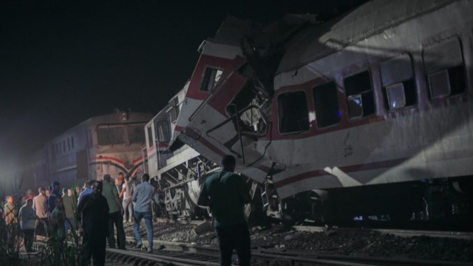 At least 3 killed, dozens injured after two trains collide in Egypt
