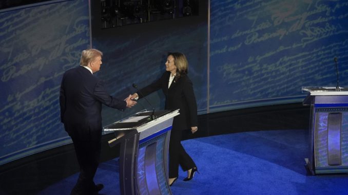 Presidential Debate Between Donald Trump and Vice President Kamala Harris