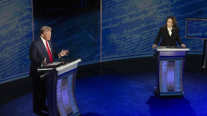 Presidential Debate Between Donald Trump and Vice President Kamala Harris