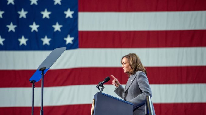 Acto electoral de la candidata presidencial demócrata Kamala Harris