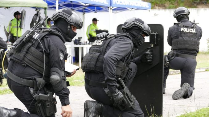 Imagen referencial extraída de la Policía Nacional del Ecuador en X